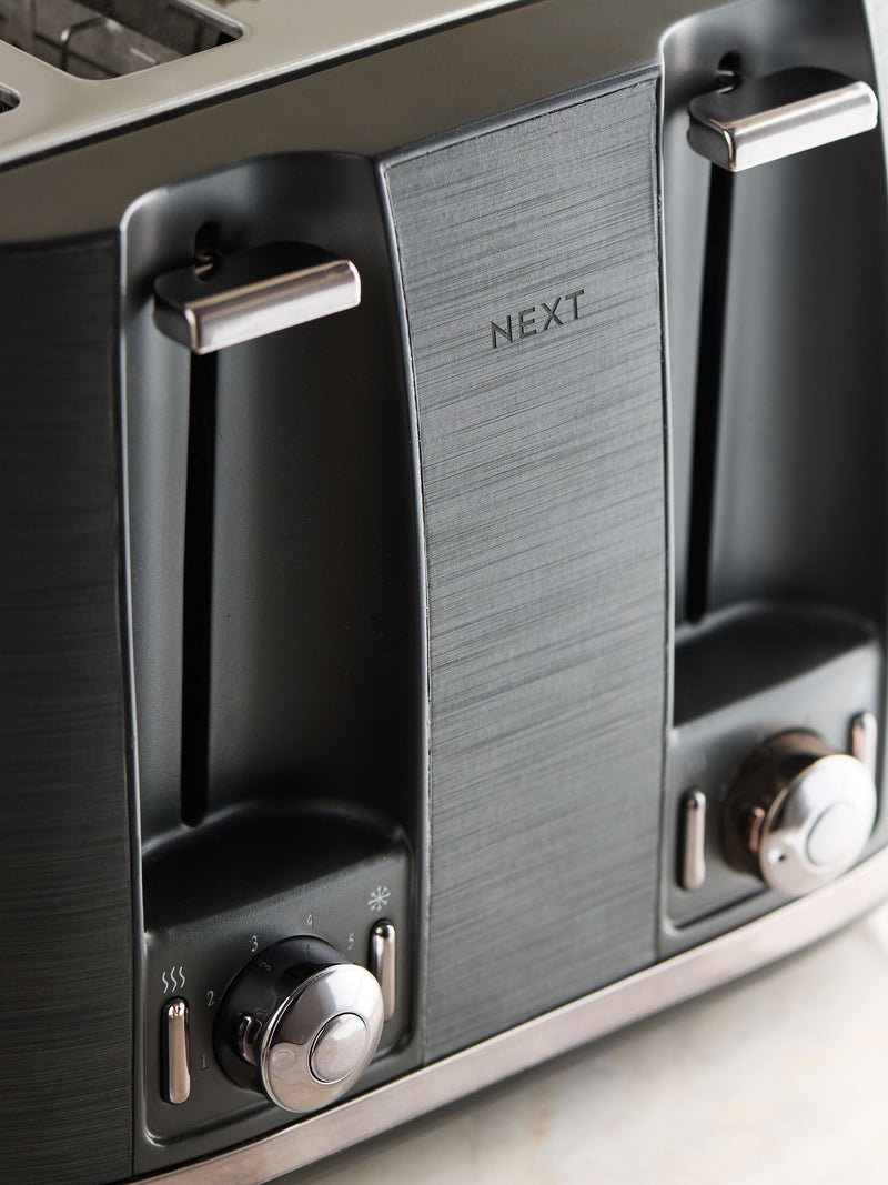 Hadleigh black toaster 4-slice (British brand)