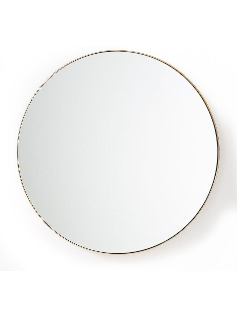 La Redoute brass Iodus round mirror 120cm, UK version