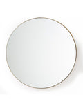 La Redoute brass Iodus round mirror 120cm, UK version