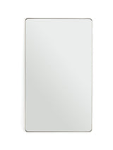 Next La Redoute Intérieurs Brass Iodus Rectangular Metal Wall Mirror 100 x 70cm- Buy online at McGrocer