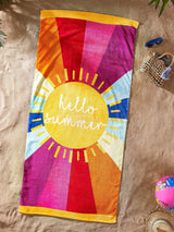 Next Catherine Lansfield Hello Summer Beach Towel- Buy online at McGrocer