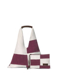 Seaspray brown calala patchwork beach bag set, UK version