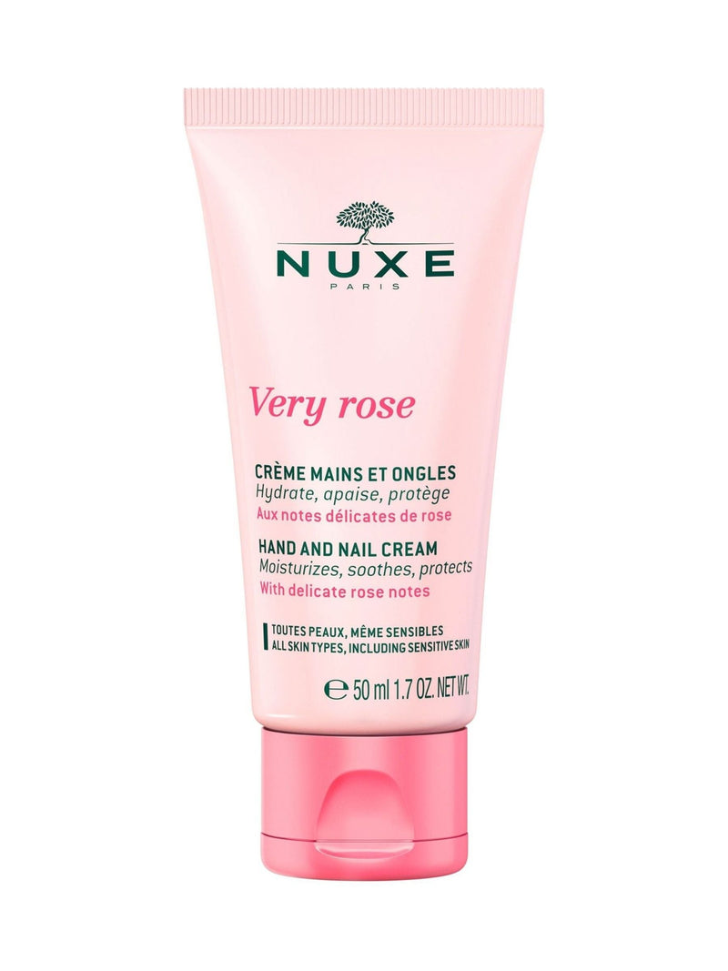 Nuxe Very Rose hand cream 50ml, imported from the UK
