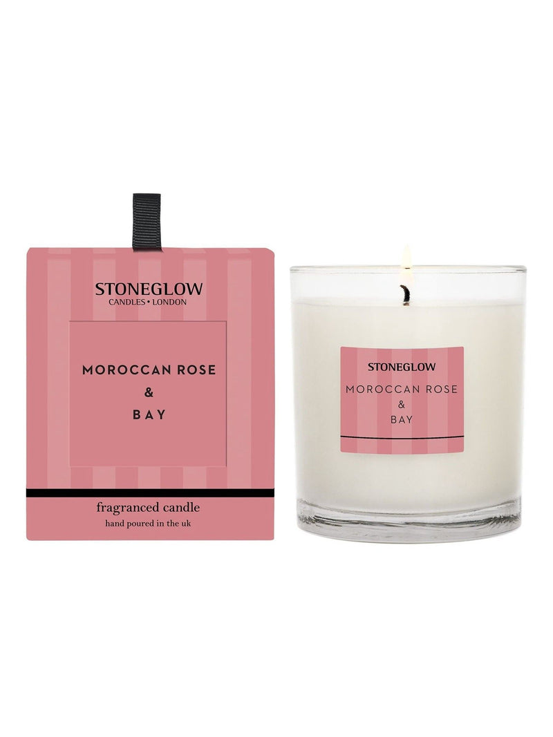 Stoneglow Moroccan Rose & Bay scented candle (British brand)