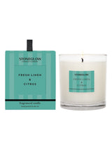 Next Stoneglow Fresh Linen & Citrus Modern Classics Scented Candle 200g- Buy online at McGrocer
