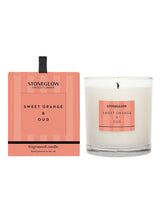 Next Stoneglow Sweet Orange & Oud Modern Classics Scented Candle 200g- Buy online at McGrocer