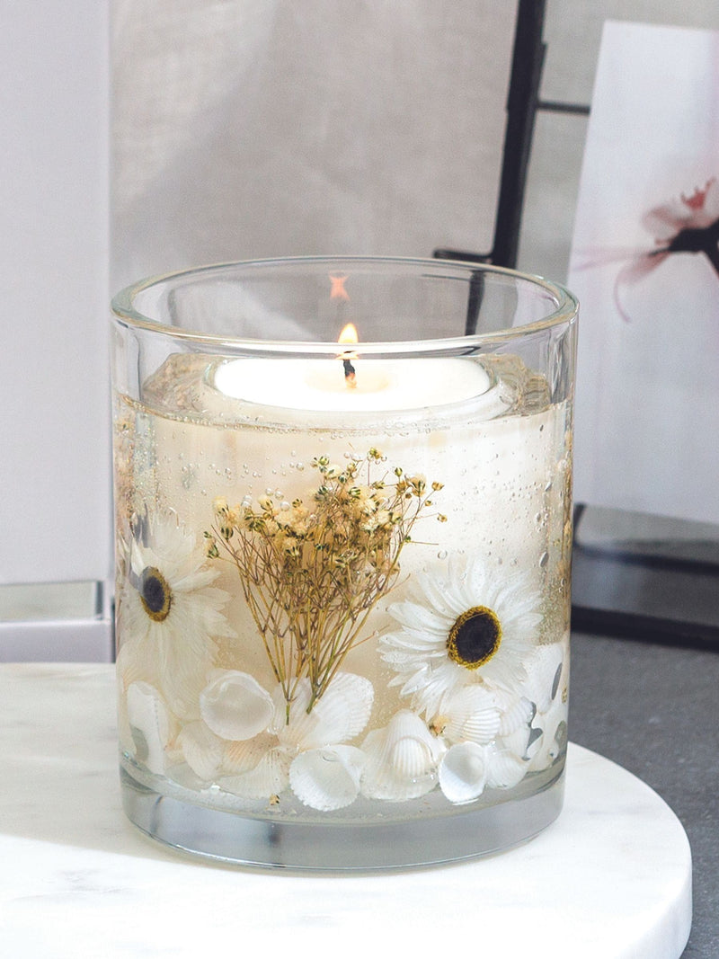 Stoneglow Beach Daisy scented candle 12x10 cm (British brand)