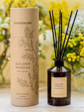 Stoneglow Golden Mimosa The Walled Garden reed diffuser (British brand)