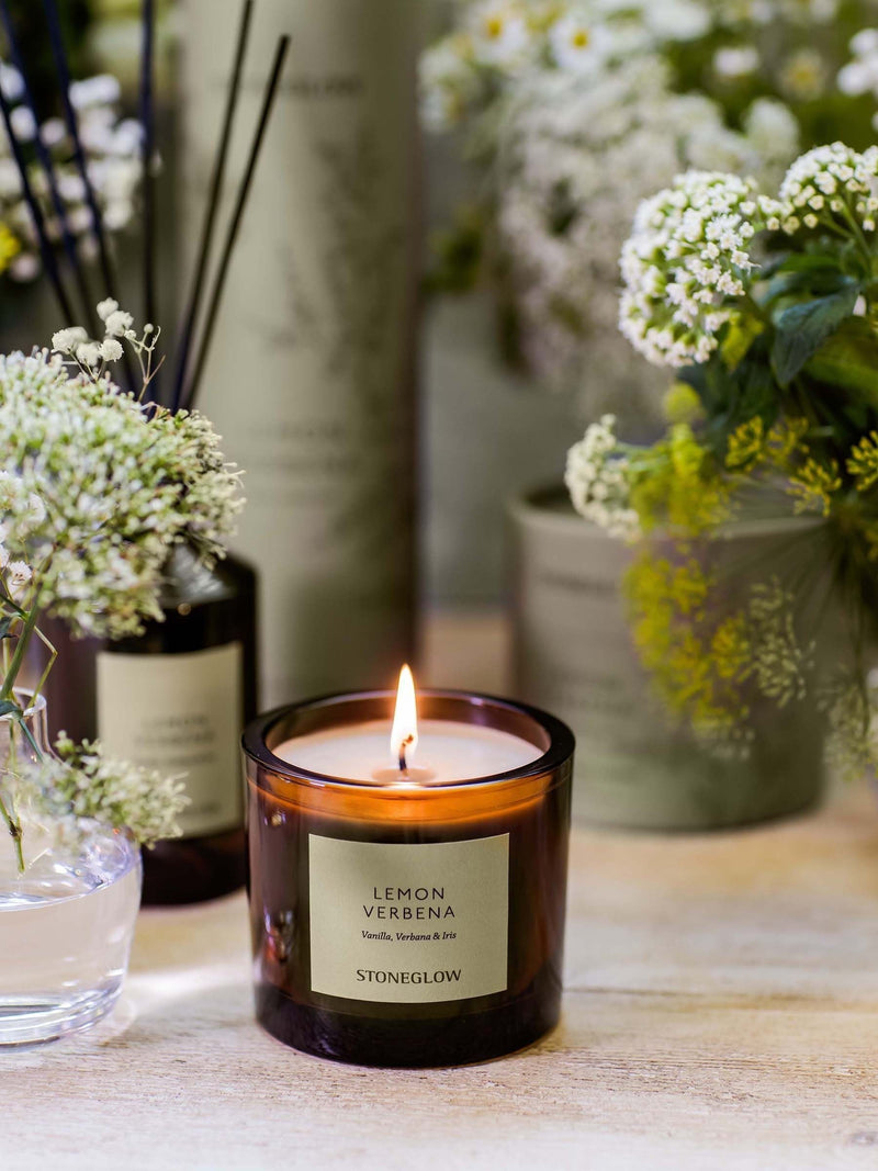 Stoneglow Lemon Verbena The Walled Garden scented candle (British brand)