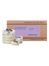 Next Stoneglow Elements Moon Lavender & Mint Scented Soy Wax Melts 124g- Buy online at McGrocer