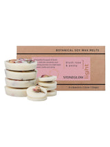 Next Stoneglow Elements Light Blush Rose & Peony Botanical Soy Wax Melts- Buy online at McGrocer