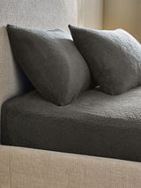 Next Teddy Fleece Extra Deep Fitted Sheet Charcoal Grey- Buy online at McGrocer