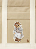 Polo Ralph Lauren natural cotton bear print tote bag (British brand)