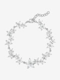 Jon Richard silver tone floral print bracelet, UK version