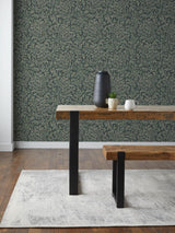 Next Emerald Ditsy Leaf Navy A4 Wallpaper Sample- Buy online at McGrocer