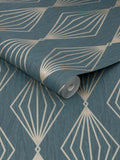 Boutique Marquise Geo wallpaper sample A4, imported from the UK