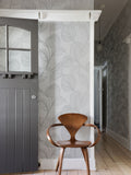 Boutique Moonstone Royal Palm wallpaper sample A4 - British product