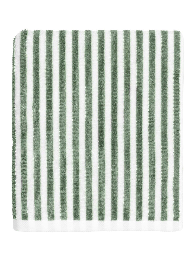 Yard Green Hebden stripe 100% cotton bath mat (British brand)