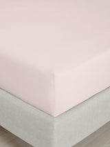 Next Bianca Blush Pink 200 Thread Count 100% Cotton Percale Deep Fitted Sheet- Buy online at McGrocer