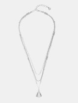 Next Mint Velvet Silver Tone Layered Necklace- Buy online at McGrocer