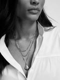 Mint Velvet layered necklace with gold pendant, imported from the UK