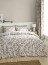 Next Catherine Lansfield Natural Sorrel Leaf Floral Reversible Duvet Cover Set- Buy online at McGrocer