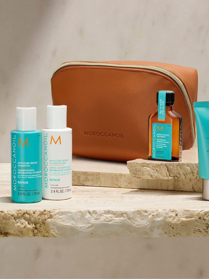Moroccanoil Volume Discovery Hair Care Kit, imported from the UK