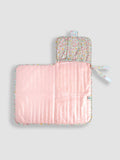 JoJo Maman Bébé floral quilted travel changing mat (British brand)