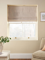 Next Natural Ready Made Blackout/Thermal Roman Blind Fine Chenille- Buy online at McGrocer