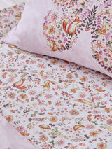 Catherine Lansfield Pink Enchanted Butterfly Fitted Bed Sheet