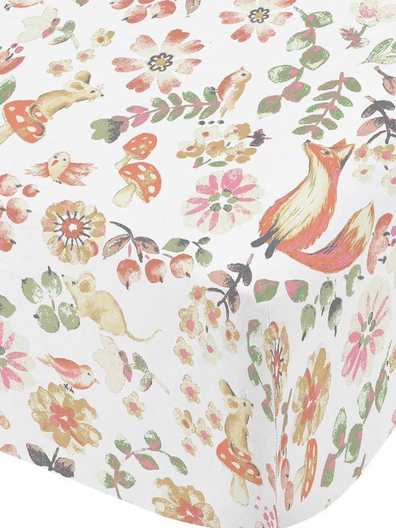 Catherine Lansfield pink enchanted butterfly fitted bed sheet - British product