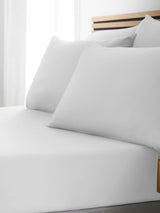Drap-housse Catherine Lansfield blanc, doux et infroissable