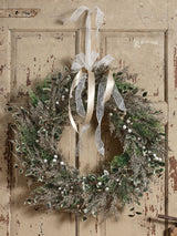 Next Everlands Christmas Wreath Berries and Foliage Champagne Tones 60cm- Buy online at McGrocer
