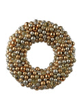 Decoris Champagne Gold Christmas wreath 33cm - British product