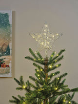 Next Lumineo Silver Tone Lit Star Christmas Tree Topper- Buy online at McGrocer