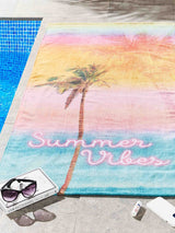 Next Sassy B Bright Summer Vibes Cotton Beach Towel 76x160cm- Buy online at McGrocer