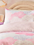 Catherine Lansfield Pink Soft as a Cloud Non-Iron Duvet Cover Set