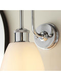 Gallery Home Chrome Piper Wall Light, imported from the UK