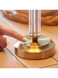 Gallery Home Brass Morton rechargeable table lamp (British brand)