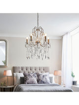 Next Gallery Home Berkley Pendant Aged Silver 5 Light Ceiling Light- Buy online at McGrocer