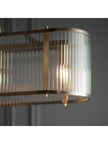 Gallery Home antique brass 4-light pendant, UK version