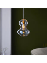 Next Gallery Home Satin Brass Kelda Oval Pendant Ceiling Light- Buy online at McGrocer