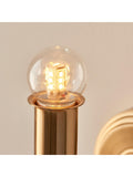 Gallery Home Brass Burley wall light, imported from the UK