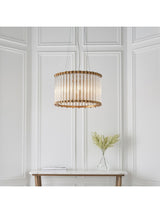 Next Gallery Home Gold Romola 6 Light Pendant Ceiling Light - 50cm Width- Buy online at McGrocer