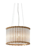 Gallery Home gold Romola 6-light pendant ceiling light, UK version