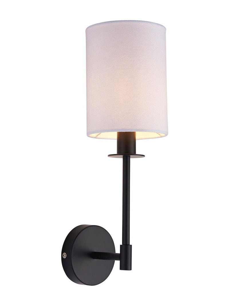 Gallery Home black Sancerre wall light 40.5cm, UK version