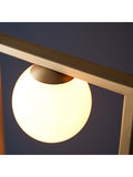Gallery Home Teo brushed gold floor light 141cm (British brand)