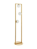Gallery Home Teo brushed gold floor light 141cm (British brand)
