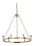 Gallery Home Brushed Brass Chester large pendant ceiling light, imported from the UK