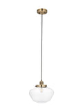 Gallery Home Camberley pendant ceiling light antique brass (British brand)